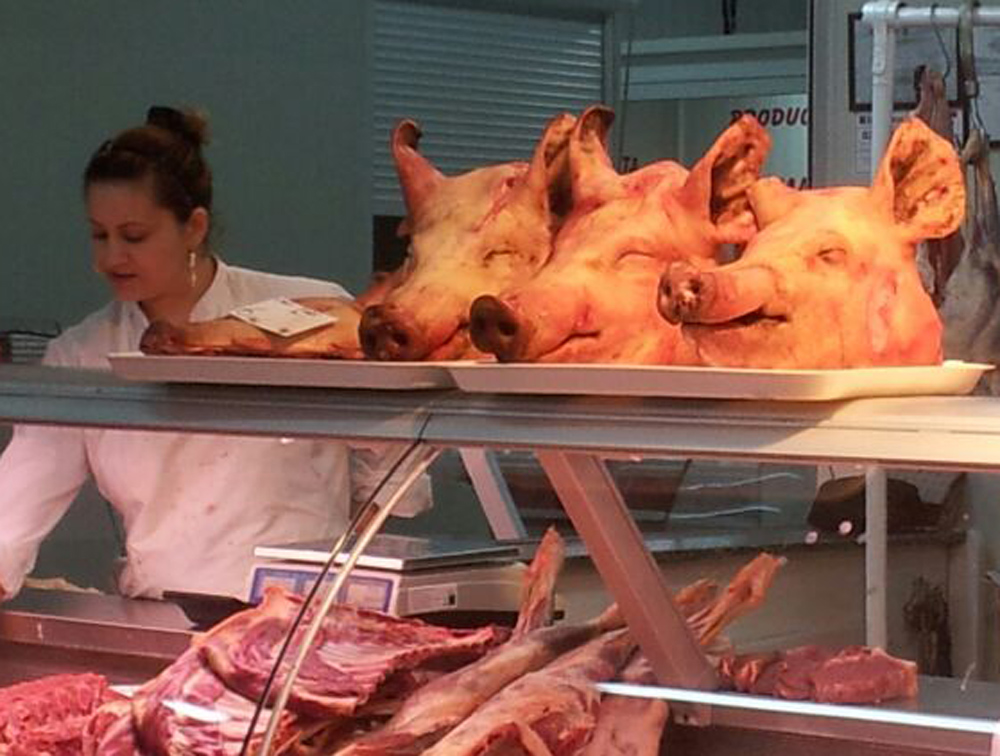 Markt in Odor: Schwein gehabt...